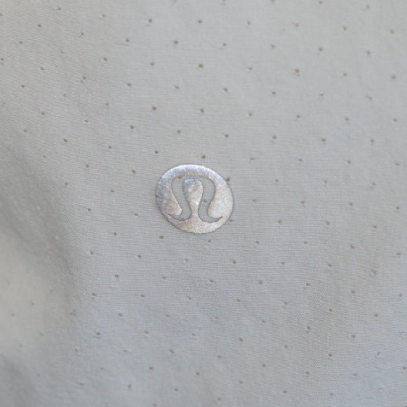 Lululemon Stretch Ripstop 1/2 Zip Pullover Windbreaker White Size 4 - Picture 10 of 13